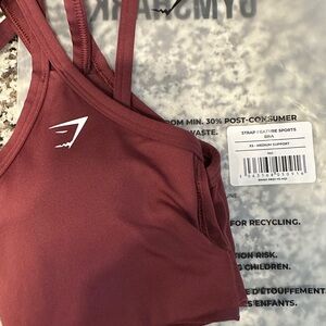 Gymshark Maroon Sports Bra